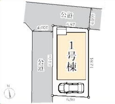 茅ヶ崎市萩園　新築戸建1号棟　全1棟