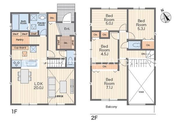 藤沢市大庭2期　新築戸建NO2　全2棟