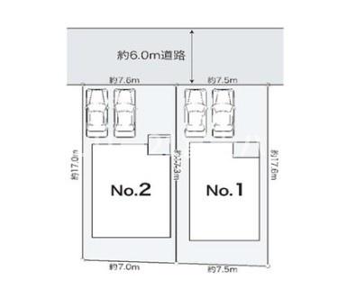 藤沢市大庭2期　新築戸建NO2　全2棟