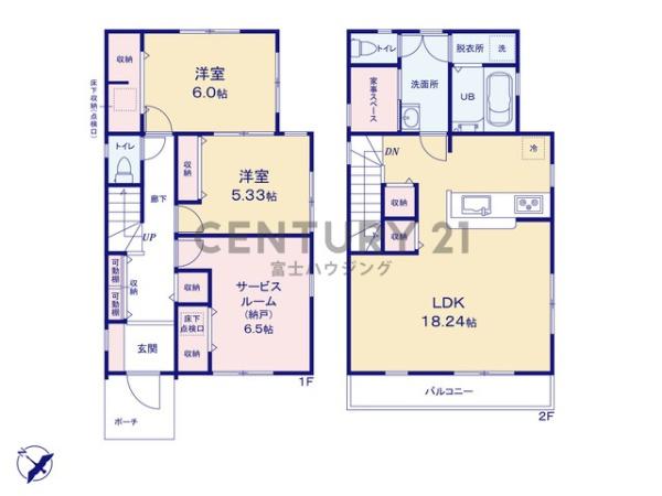 藤沢市辻堂3丁目　新築2号棟　全2棟