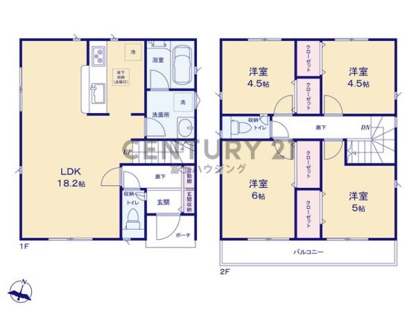 藤沢市善行第17　新築2号棟　全2棟