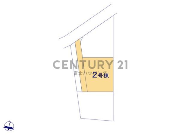 茅ヶ崎市中島　新築戸建2号棟　全3区画
