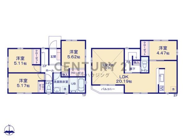 藤沢市亀井野03238　新築3号棟　全3棟
