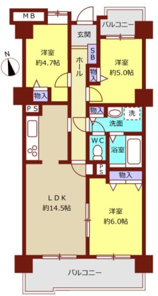 茅ヶ崎グランドハイツＢ棟