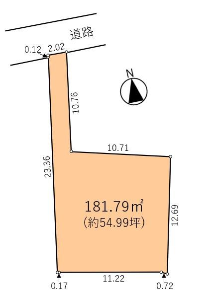 茅ヶ崎市東海岸南5丁目　条件無売地　全1区画