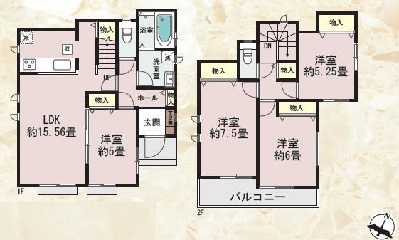 茅ヶ崎市中島1131番　新築A号棟　全8棟
