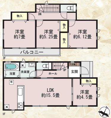 茅ヶ崎市中島1131番　新築C号棟　全8棟