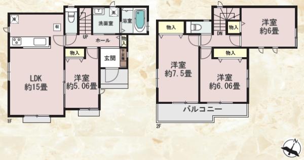 茅ヶ崎市中島1131番　新築E号棟　全8棟