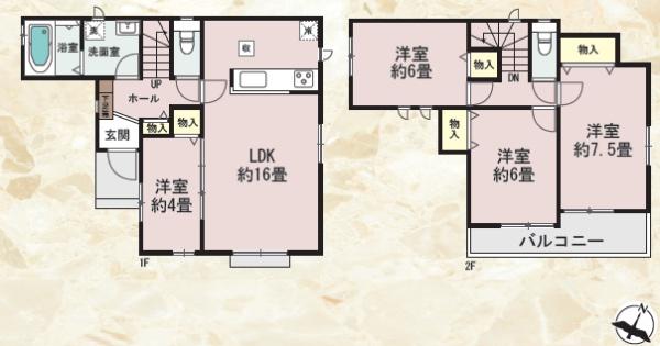 茅ヶ崎市中島1131番　新築F号棟　全8棟