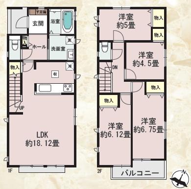 茅ヶ崎市中島1131番　新築H号棟　全8棟