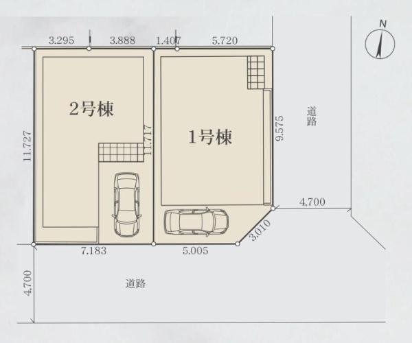 茅ヶ崎市小和田2期　新築1号棟　全2棟