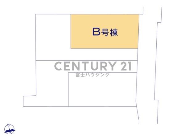 茅ヶ崎市下町屋2丁目287番　新築戸建B号棟　全4棟
