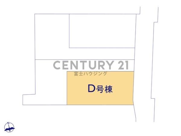 茅ヶ崎市下町屋2丁目287番　新築戸建D号棟　全4棟