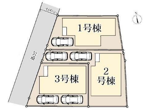 藤沢市羽鳥5丁目　新築2号棟　全3棟