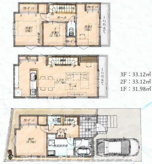 茅ヶ崎市菱沼1丁目　新築戸建B号棟　全2棟