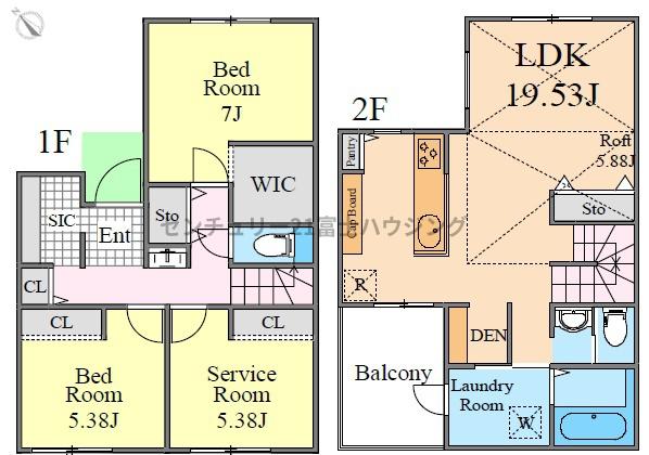 茅ヶ崎市今宿　新築戸建B棟　全2棟