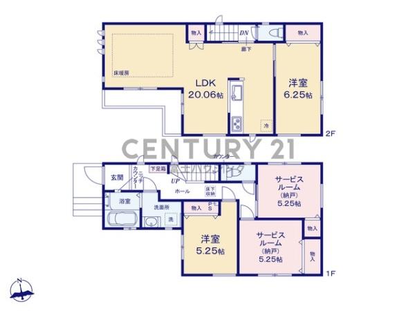 藤沢市城南1丁目　新築戸建1号棟　全2棟