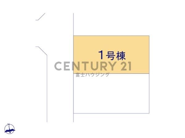 藤沢市城南1丁目　新築戸建1号棟　全2棟
