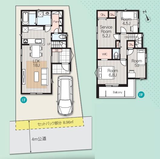 茅ヶ崎市南湖401①　新築戸建