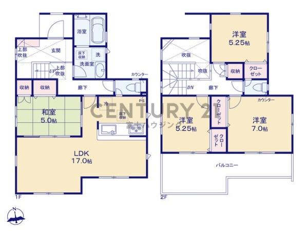藤沢市大庭　新築1号棟　全3棟