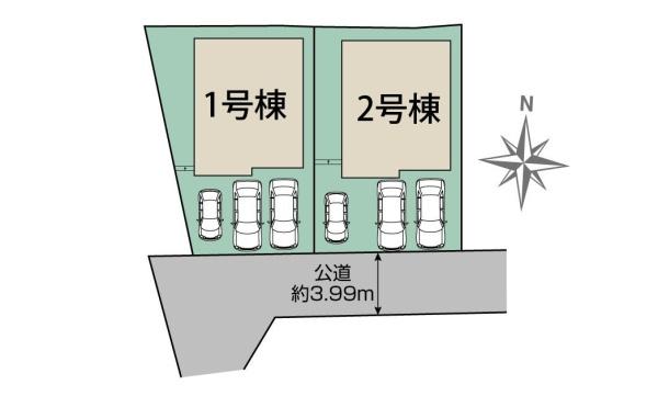 茅ヶ崎市南湖4丁目　新築戸建　2号棟　全2棟