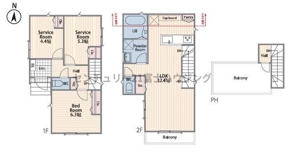 茅ヶ崎市浜須賀2期 新築戸建 2号棟 全4棟