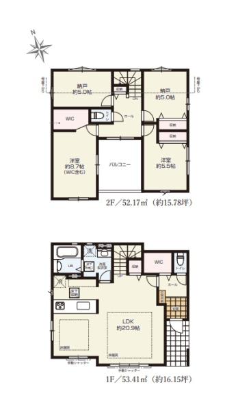 茅ヶ崎市旭が丘3期　新築分譲住宅　1号棟　全3棟