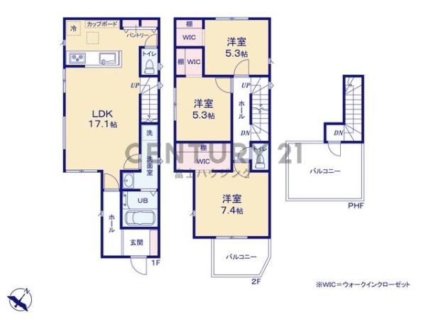 藤沢市辻堂元町5丁目1期　新築戸建2号棟　全2棟