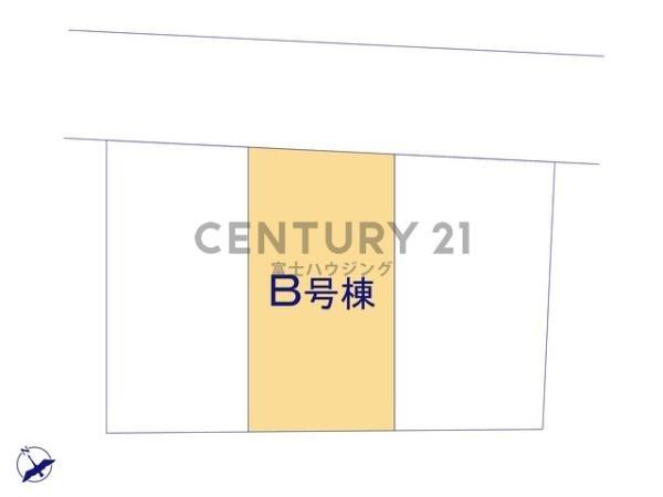 藤沢市本町3丁目1816番　新築戸建B号棟　全3棟