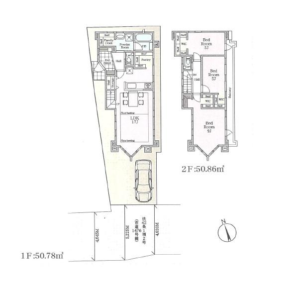茅ヶ崎市浜竹3丁目　新築1号棟　全4棟