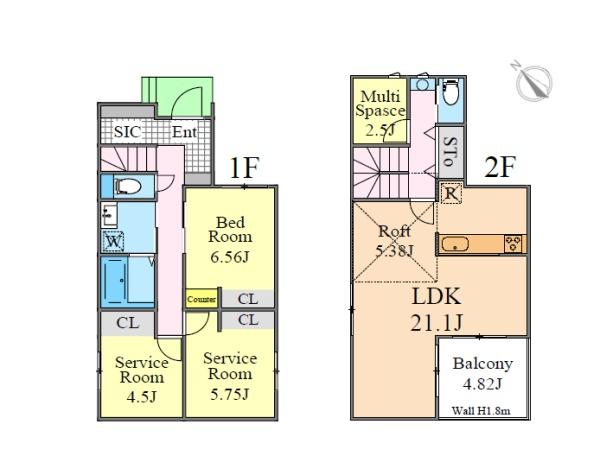 茅ヶ崎市今宿　新築戸建C棟　全2棟