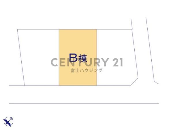 藤沢市鵠沼松が岡2丁目　新築B棟　全3区画