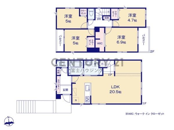 藤沢市辻堂東海岸105②　新築2号棟　全2棟