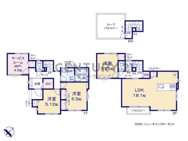 藤沢市城南5丁目Ⅱ　新築戸建6号棟　全7棟