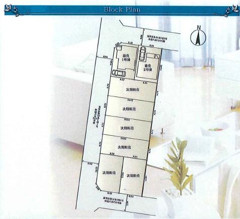 藤沢市石川2丁目　新築1号棟　全8区画