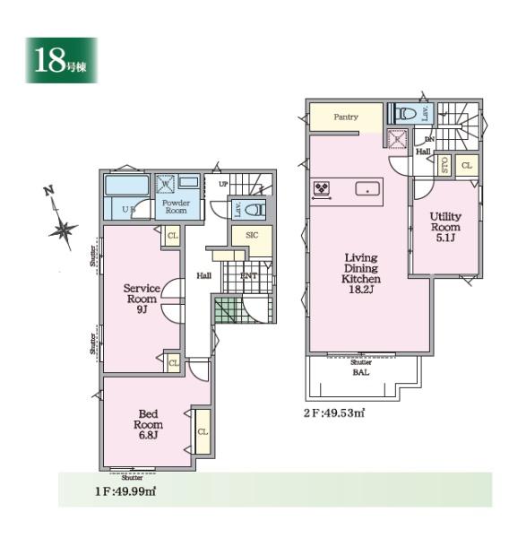 茅ヶ崎市松林1丁目　新築戸建18号棟　全31区画