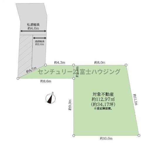 茅ヶ崎市赤松町　条件無売地　全1区画