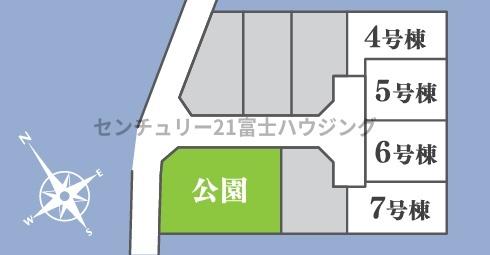 茅ヶ崎市松林1丁目　新築6号棟　全4棟
