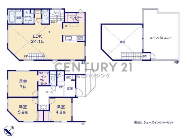 茅ヶ崎市赤羽根　新築戸建　全1棟