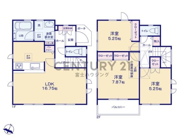 藤沢市石川1丁目3期　新築5号棟　全6棟