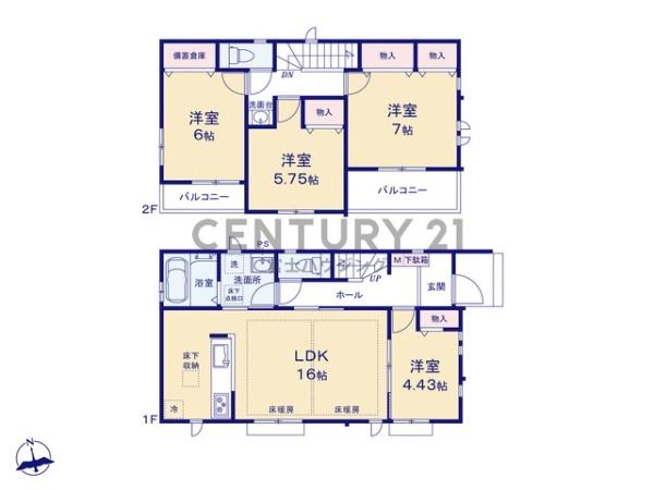 藤沢市辻堂元町2丁目2436番　新築D号棟　全4棟