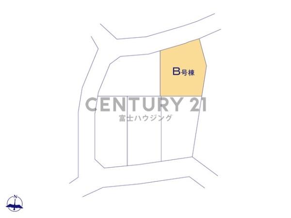藤沢市羽鳥3丁目1032番　新築戸建B号棟　全5棟