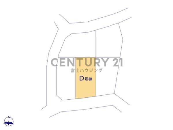 藤沢市羽鳥3丁目1032番　新築戸建D号棟　全5棟