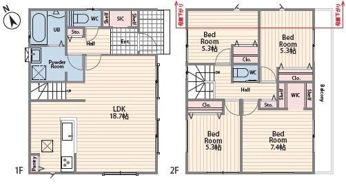 藤沢市白旗4丁目　新築戸建　全1棟
