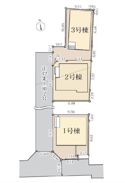 茅ヶ崎市ひばりが丘　新築1号棟　全3棟