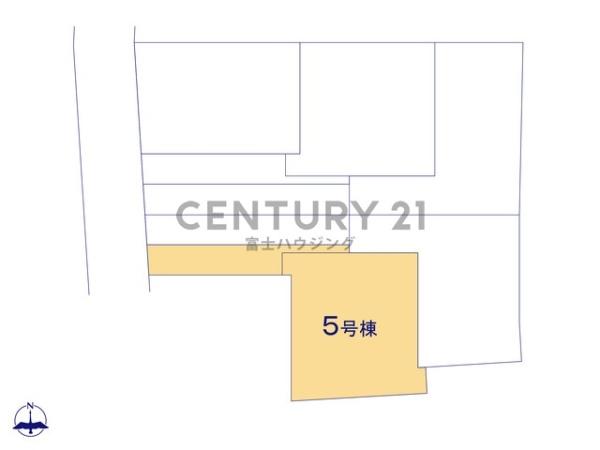 茅ヶ崎市下町屋2丁目Ⅱ　新築5号棟　全5棟