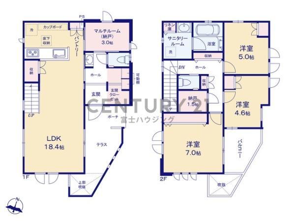 茅ヶ崎市柳島海岸　新築戸建6号棟　全19棟