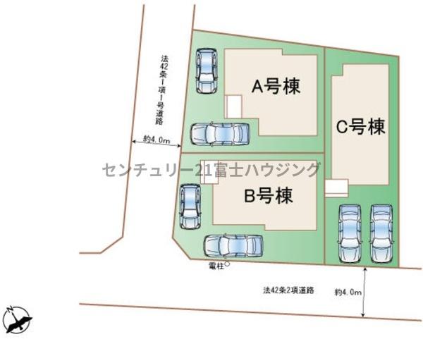 藤沢市辻堂東海岸2丁目　新築A号棟　全3棟