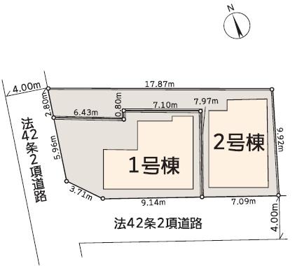藤沢市辻堂新町2丁目　新築1号棟　全2棟