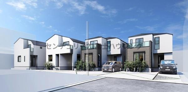 藤沢市辻堂東海岸212　新築戸建3号棟　全4棟
